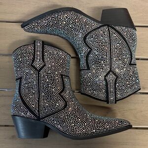 Rhinestone Boots